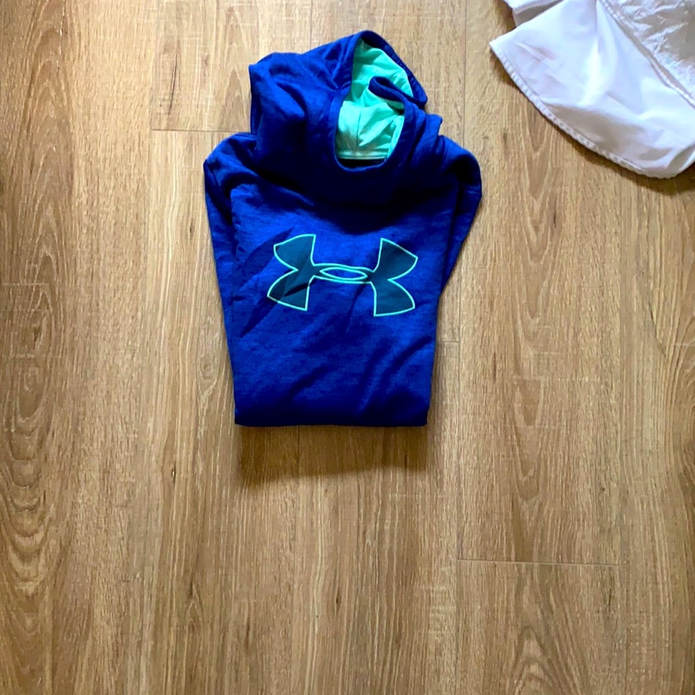 Blue under armor hoodie